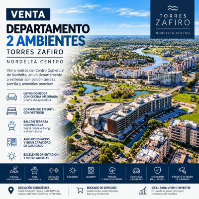Venta Departamento 2 Ambientes Nordelta A Estrenar
