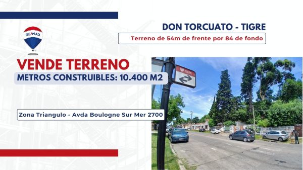 Vende MacroLote de 4.157m² Don Torcuato 50m Paname