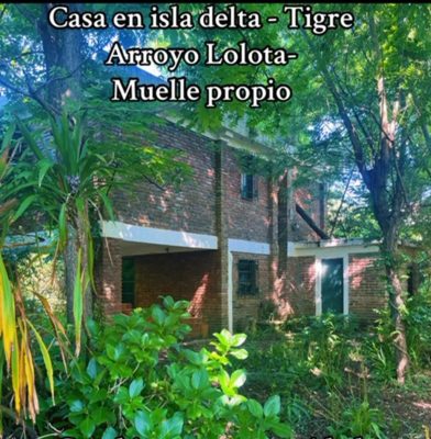 Venta Casa En Isla Del Tigre Lote Propio