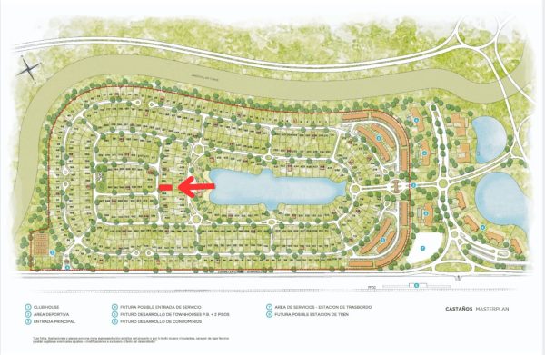 Sale of Castanos land, 501 square meters, east-facing garden