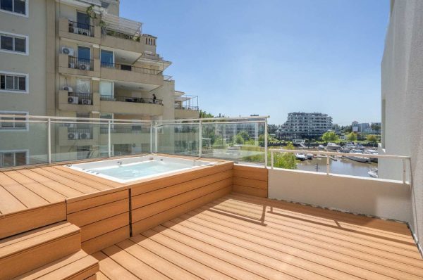 Nordelta - 3 amb con terraza y vistas a la bahía