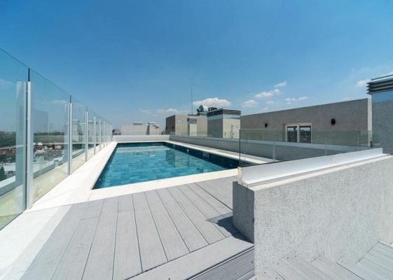 1-bedroom for rent with balcony and amenities