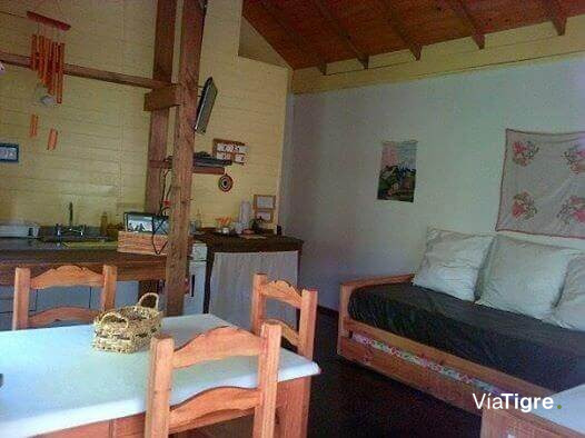 comedor integrado con camas en ele
