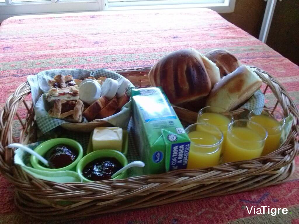 Desayuno incluído